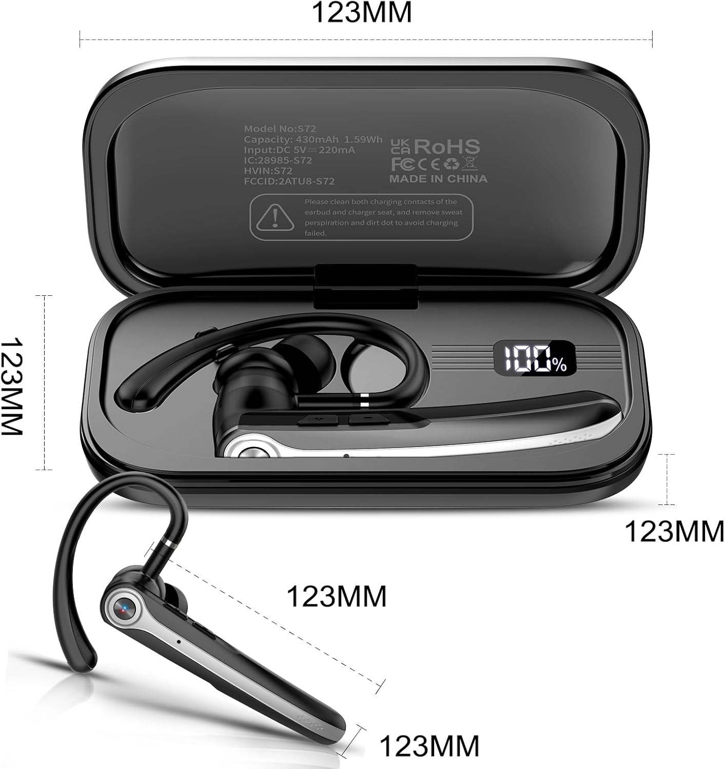 Bluetooth Headset V5.4